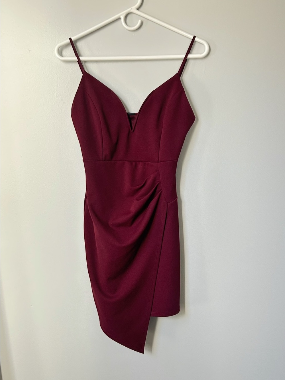 Windsor Asymmetrical V-Neck Dress